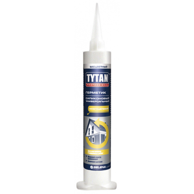 Герметик силиконовый универсальный Tytan Professional белый 80 мл