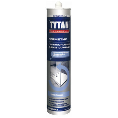 Герметик силиконовый Tytan Professional санитарный бесцветный 280 мл