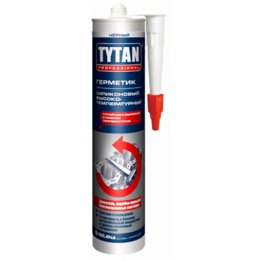 Герметик силиконовый Tytan Professional высокотемпературный красный 280 мл