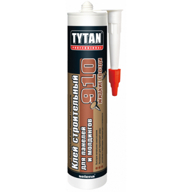 Клей строительный Tytan Professional № 910 для панелей и молдингов белый 440 г