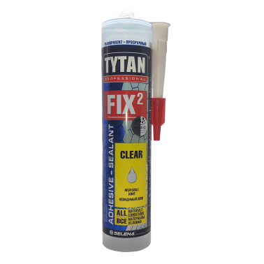 Клей-герметик Tytan Professional FIX² Сlear прозрачный 290 мл