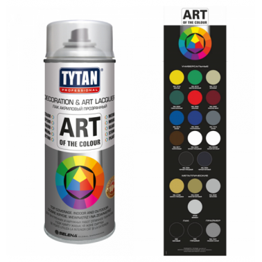 Лак аэрозольный акриловый Tytan Professional Art of the colour бесцветный матовый