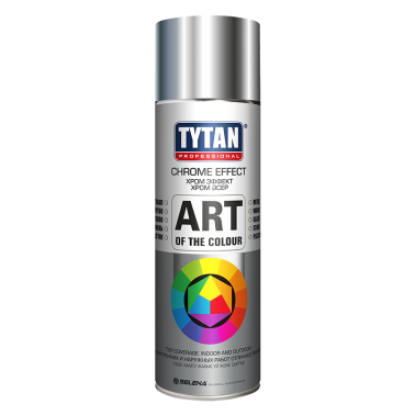 Краска аэрозольная Tytan Professional Art of the colour хром