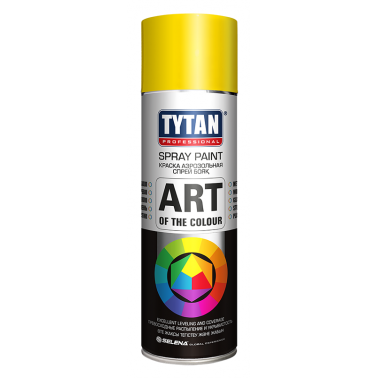 Краска аэрозольная Tytan Professional Art of the colour желтая RAL 1018