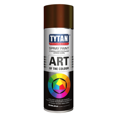 Краска аэрозольная Tytan Professional Art of the colour коричневая RAL 8017