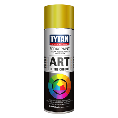 Краска аэрозольная Tytan Professional Art of the colour золотая глянец RAL 270-M