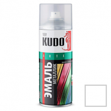 Эмаль аэрозольная флуоресцентная акриловая KUDO белая