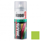 Эмаль аэрозольная флуоресцентная акриловая KUDO зеленая