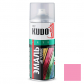 Эмаль аэрозольная флуоресцентная акриловая KUDO розовая