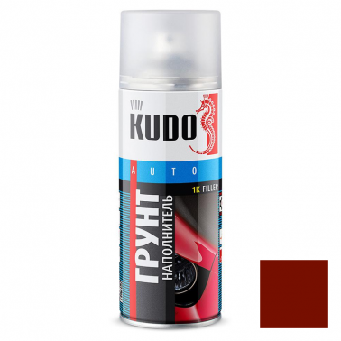 Грунт-наполнитель акриловый KUDO 1K красно-коричневый