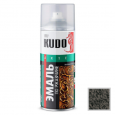 Эмаль аэрозольная молотковая по ржавчине KUDO cеребристо-коричневая