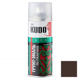 Грунт-эмаль аэрозольная по ржавчине KUDO шоколадно-коричневая RAL 8017