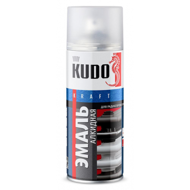Эмаль аэрозольная для радиаторов отопления KUDO белая