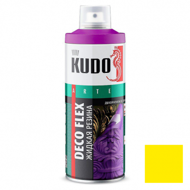 Жидкая резина KUDO DECO FLEX желтая