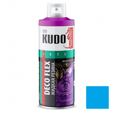 Жидкая резина KUDO DECO FLEX голубая