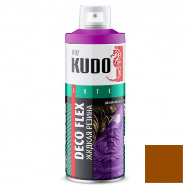 Жидкая резина KUDO DECO FLEX коричневая