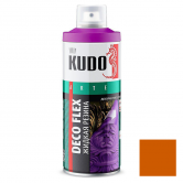 Жидкая резина KUDO DECO FLEX флуоресцентная оранжевая