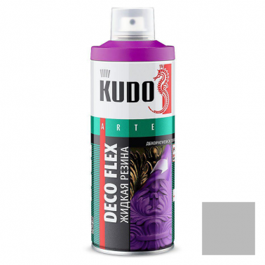 Жидкая резина KUDO DECO FLEX cеребро