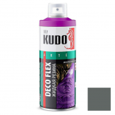 Жидкая резина KUDO DECO FLEX ружейный серый металлик