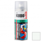 Грунт-эмаль аэрозольная для пластика KUDO белая RAL 9003