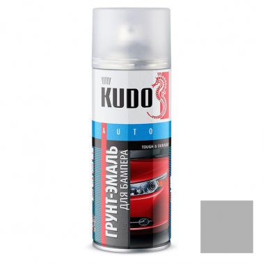 Грунт-эмаль для бампера KUDO серая