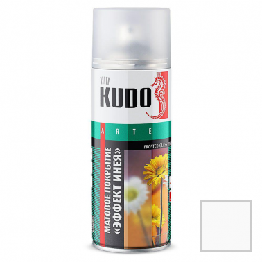 Декоративное покрытие для стекла KUDO «Эффект инея» бесцветное