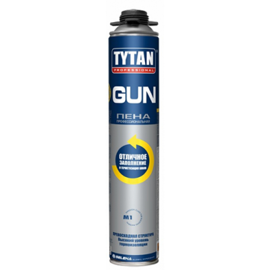 Пена монтажная профессиональная Tytan Professional GUN 750 мл