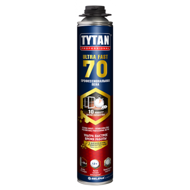 Пена монтажная профессиональная Tytan Professional Ultra Fast 70 870 мл