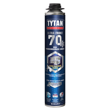 Пена монтажная профессиональная Tytan Professional Ultra Frost 70 зимняя 870 мл