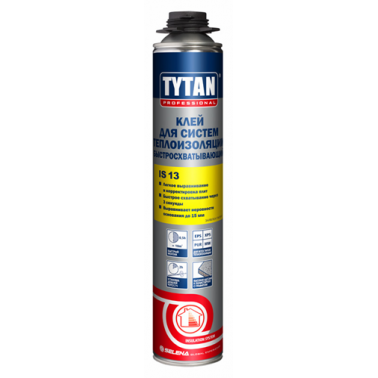 Клей для систем теплоизоляции Tytan Professional IS 13 быстросхватывающий 750 мл